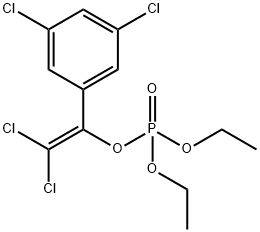 1,3-dichloro-5-(2,2-dichloro-1-diethoxyphosphoryloxy-ethenyl)benzene 结构式