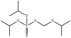 Phosphorodithioic acid O,O-bis(1-methylethyl)S-[[(1-methylethyl)thio]methyl] ester 结构式