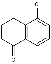 5-氯-Α-四氢萘酮,26673-30-3,结构式