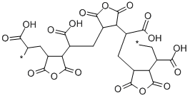 马来酸-丙烯酸共聚物 MA-AA,26677-99-6,结构式
