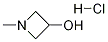 1-Methyl-3-azetidinol Hydrochloride Structure