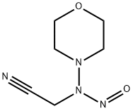 (4-吗啉基亚硝基氨基)乙腈, 26687-79-6, 结构式