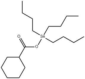 Tributyl[(cyclohexylcarbonyl)oxy]stannane 结构式