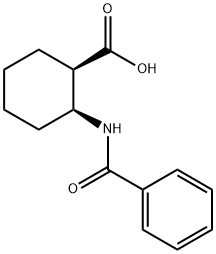 (-)-CIS-2-BENZAMIDOCYCLOHEXANECARBOXYLIC ACID Structure