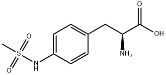 4-甲磺酰氨基-L-苯丙氨酸, 266999-21-7, 结构式