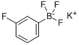 (3-フルオロフェニル)トリフルオロほう酸カリウム 化学構造式