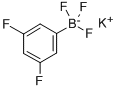(3,5-ジフルオロフェニル)トリフルオロほう酸カリウム 化学構造式