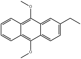 2-ETHYL-9,10-DIMETHOXYANTHRACENE Struktur