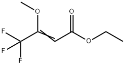 3-メトキシ-4,4,4-トリフルオロ-2-ブテン酸エチル 化学構造式