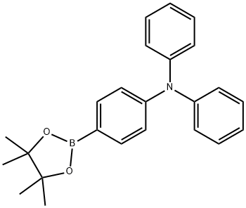 4-(二苯基氨基)苯硼酸频那醇酯 结构式
