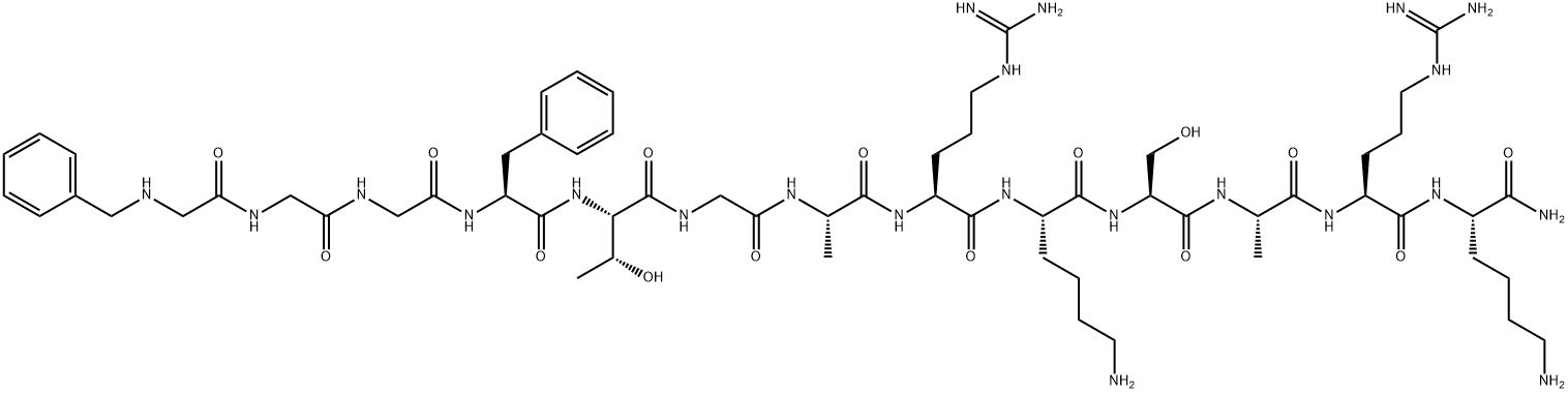 Nphe1]Nociceptin(1-13)NH2, 267234-08-2, 结构式
