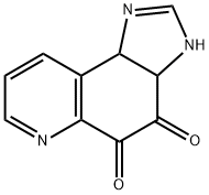 1H-Imidazo[4,5-f]quinoline-4,5-dione, 3a,9b-dihydro- (9CI) 结构式