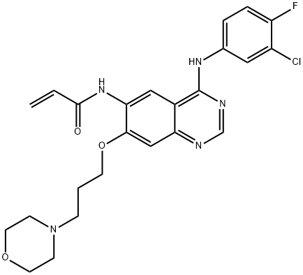 CI-1033 (CANERTINIB) 化学構造式