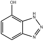 4-ヒドロキシ-1H-ベンゾトリアゾー 化学構造式