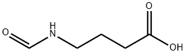 4-ホルムアミド酪酸 化学構造式
