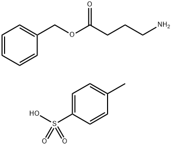 4-氨基丁酸苄酯对甲苯磺酸盐, 26727-22-0, 结构式