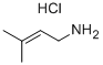 3-METHYL-2-BUTENE-1-AMINE HCL 化学構造式