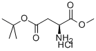 L-天冬氨酸-Α-甲酯-Β-叔丁酯盐酸盐, 2673-19-0, 结构式