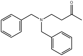 4-(ジベンジルアミノ)-2-ブタノン 化学構造式