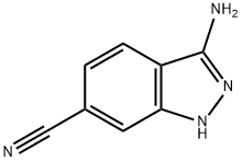 3-氨基-1氢-吲唑-6-甲腈, 267413-32-1, 结构式