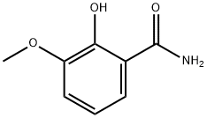 2-HYDROXY-3-METHOXYBENZAMIDE, 26751-04-2, 结构式