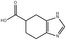 4,5,6,7-四氢-1H-苯并咪唑-5-甲酸, 26751-24-6, 结构式