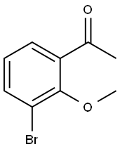 1-(3-溴-2-甲氧苯基)乙酮, 267651-23-0, 结构式