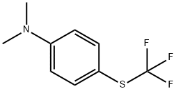 N,N-二甲基-4-(三氟甲硫基)苯胺, 2677-71-6, 结构式