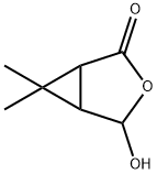 cis-caronaldehydic acid hemiacetal Struktur