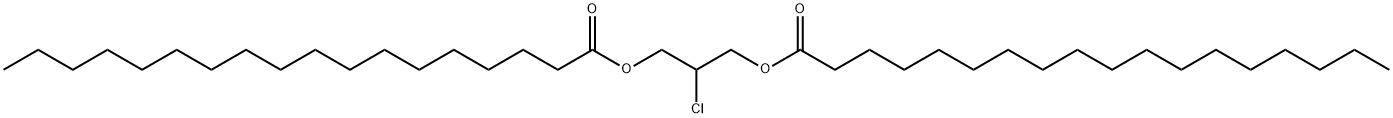 rac-1,3-Distearoyl-2-chloropropanediol Structure