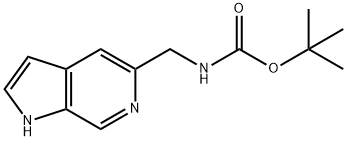 CarbaMic acid, (1H-pyrrolo[2,3-c]pyridin-5-ylMethyl)-, 1,1-diMethylethyl ester (9CI) Structure