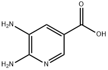 5,6-二氨基-3-吡啶羧酸, 267875-45-6, 结构式