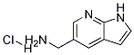(1H-PYRROLO[2,3-B]PYRIDIN-5-YL)METHANAMINEHCl 化学構造式