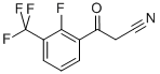 BENZENEPROPANENITRILE, 2-FLUORO-B-OXO-3-(TRIFLUOROMETHYL)- Structure