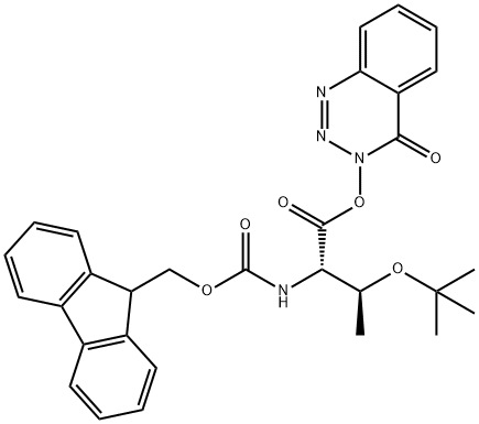 FMOC-ALLO-THR(TBU)-ODHBT 化学構造式