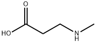3-(メチルアミノ)プロピオン酸 化学構造式