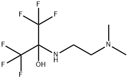2-[(2-ジメチルアミノエチル)アミノ]-1,1,1,3,3,3-ヘキサフルオロ-2-プロパノール 化学構造式