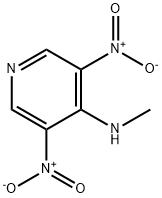 N-甲基-3,5 - 二硝基吡啶-4 - 胺 结构式