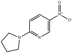 2-pyrrolidino-5-nitropyridine Structure
