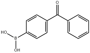 4-ベンゾイルフェニルボロン酸 化学構造式