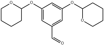 3,5-BIS[(TETRAHYDRO-2H-PYRAN-2-YL)OXY]-BENZALDEHYDE Structure