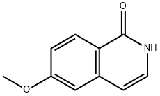 6-甲氧基-1-羟基异喹啉, 26829-43-6, 结构式
