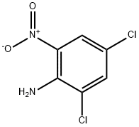 2,4-二氯-6-硝基苯胺,2683-43-4,结构式