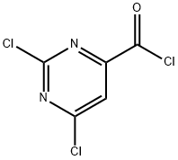 2,6-DICHLOROPYRIMIDINE-4-CARBONYL CHLORIDE Struktur