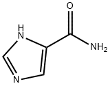 1H-イミダゾール-4-カルボキサミド 化学構造式