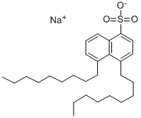 ナトリウム＝ジノニルナフタレンスルホナート 化学構造式