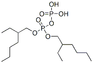 ビス（2-エチルヘキシル）＝二水素＝ジホスファート 化学構造式