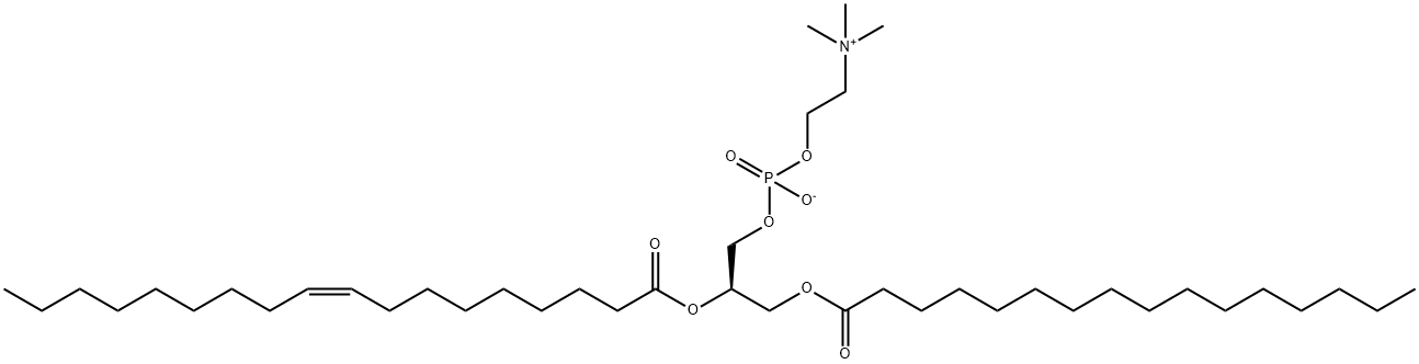 26853-31-6 [O-[1-O-ヘキサデカノイル-2-O-[(Z)-9-オクタデセノイル]-L-グリセロ-3-ホスホ]コリン]アニオン