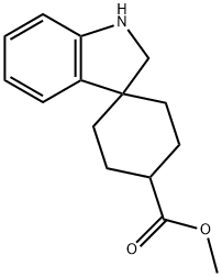螺[环己烷-1,3-吲哚啉]-4-羧酸甲酯 结构式
