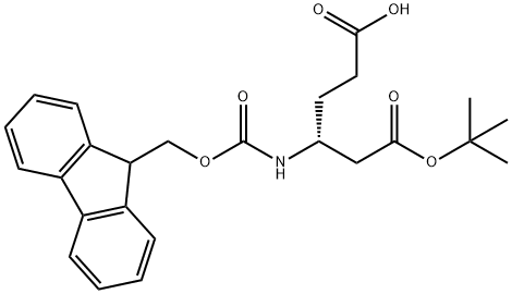 (R)-FMOC-3-AMINO-ADIPIC ACID-1-TERT-BUTYL ESTER Structure